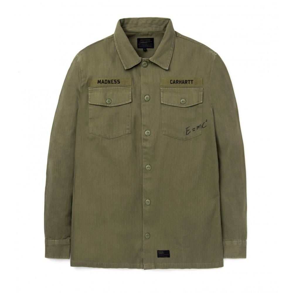 MDCH L/S MILITARY SHIRT | MADNESS carhartt×madness ミリタリーシャツ